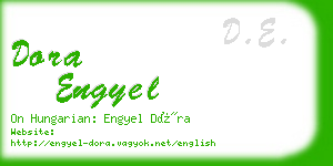 dora engyel business card